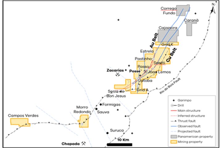 Marea Rosa Map Mara Rosa | Hochschild Mining